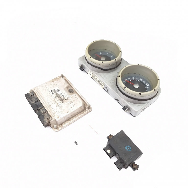 Kit Pornire Vw Polo (6N2) 1999-2001 1.4 Tdi Amf Motorina Calculator Motor Ceas Bord Chip Cheie Imobilizator 6N0920804M, 351232000, 02620964, 045906019Ab, 0281010503, 28Sa4607, 6X0953257X, Dl080440, Ls503540, 2284488448, 6X0253257, 73654302 Trw, Bosch