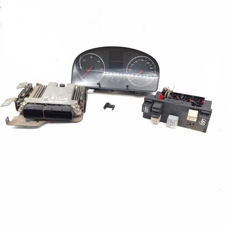 Kit Pornire Vw Touran (1T) 2003-2010 1.9 Tdi Bkc Motorina Calculator Confort Calculator Motor Ceas Bord Chip Cheie 03G906016Dk, 3C0937049D, 1T0920862F, 0281011946, 1039S06224, 05104063, F005V0525, 58806, Vwz7Z0E2847758, V0003000, 96019056, A2C5302310