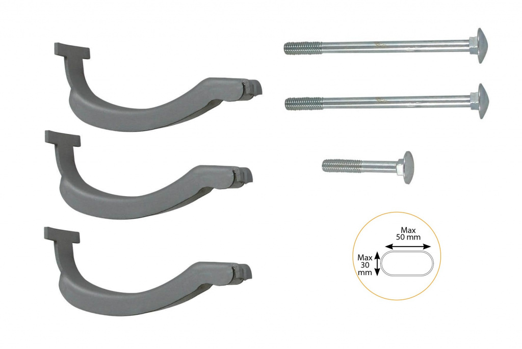 Kit prindere suport biciclete Green Valley Fast Bike pentru bare transversale