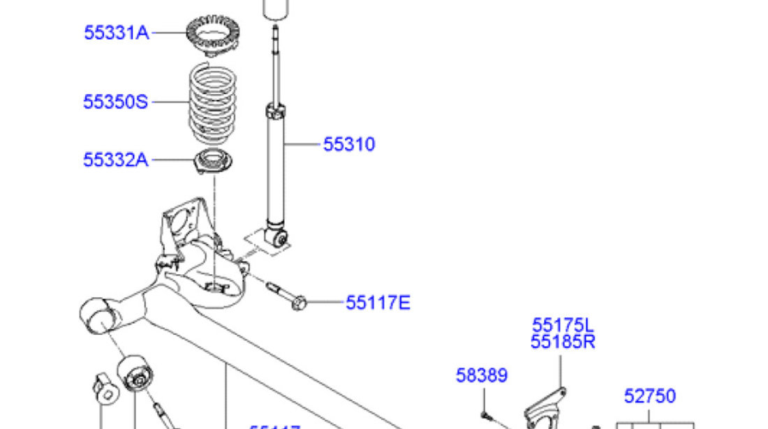 Kit protectie amortizor telescop punte spate Hyundai Accent III SACHS 900 165