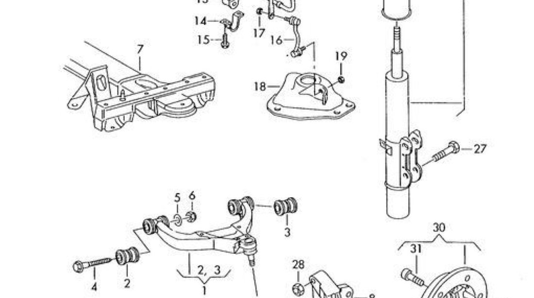 Kit protectie praf amortizor telescop punte fata Vw Crafter SACHS 900 183