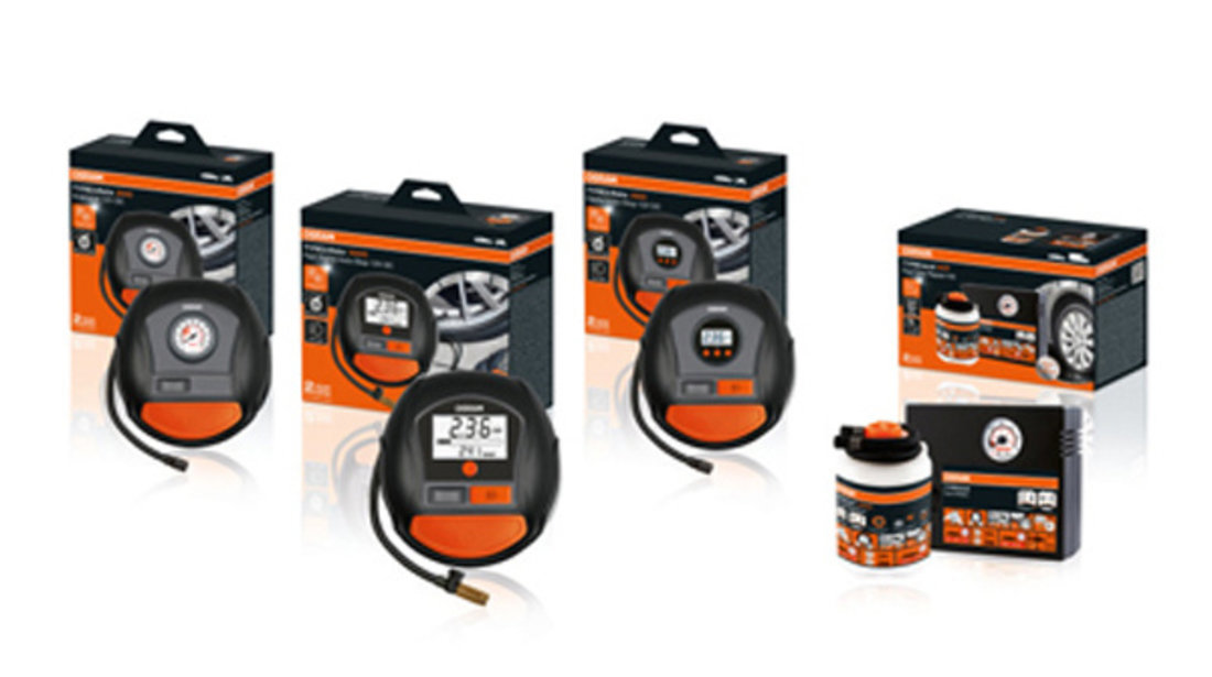 KIT Reparatie ANVELOPE (COMPRESOR + SPRAY Reparatie ANVELOPE) TYRESEAL KIT OSRAM ⭐⭐⭐⭐⭐