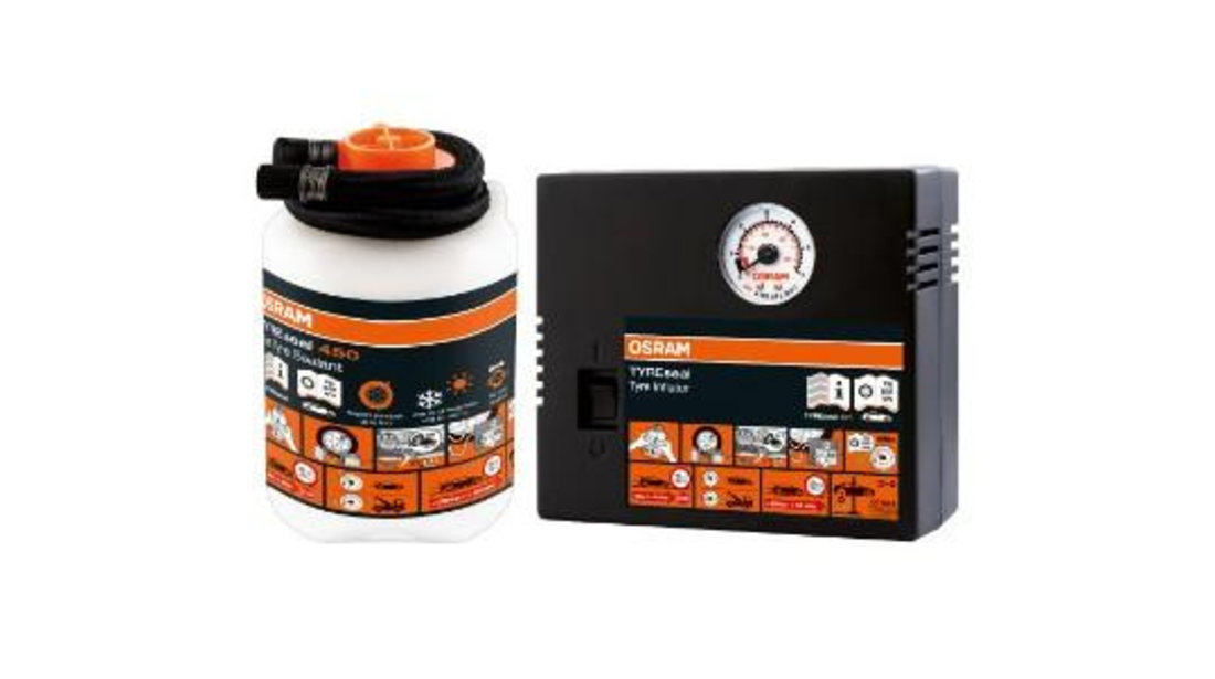 Kit reparatie anvelope (compresor + spray reparatie anvelope) tyreseal kit osram UNIVERSAL Universal #6 OTSK4