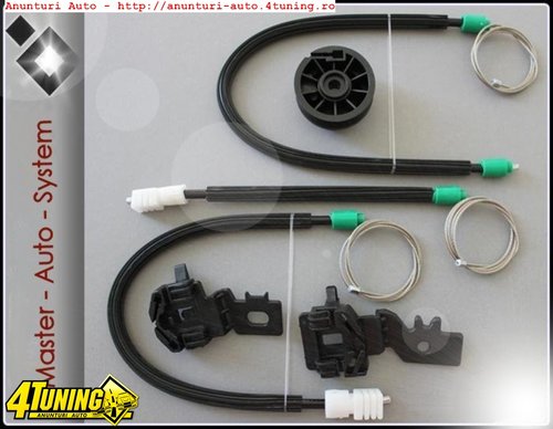 Kit reparatie macara geam actionat electric Nissan Primera P12 pt an fab 02 07 partea fata