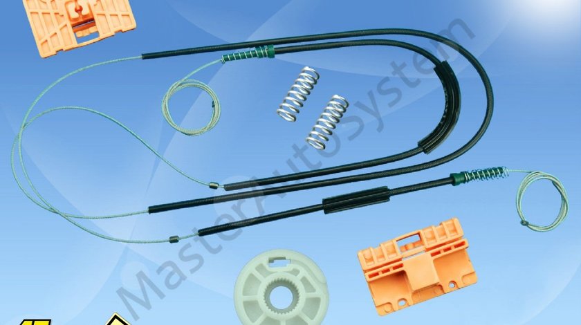 Kit reparatie macara geam Audi A3 tip 8L pt an fab '96-03 model 2/3 usi stanga sau dreapta fata