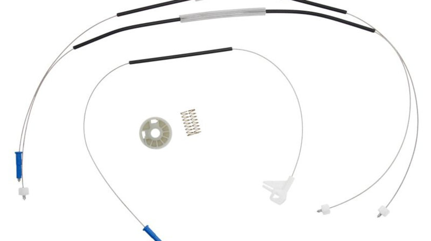 Kit reparatie macara geam fata dreapta set SEAT CORDOBA, IBIZA II, INCA; VW CADDY II intre 1993-2004