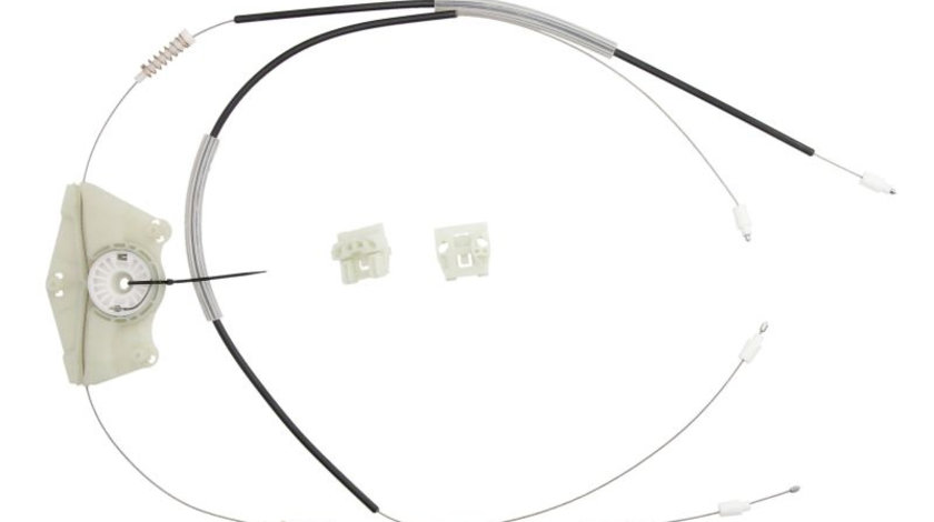 Kit reparatie macara geam fata stanga set, electric VW GOLF IV intre 1997-2006