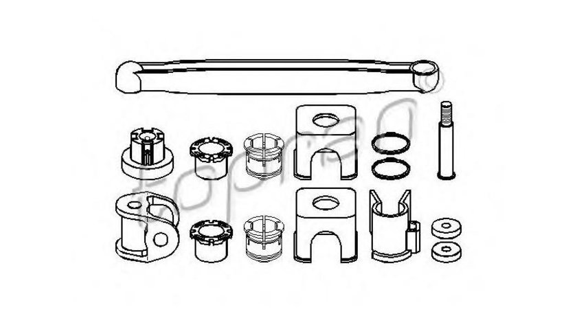 Kit reparatie schimbator viteze Opel COMBO caroserie inchisa/combi 2001-2016 #2 0758947S