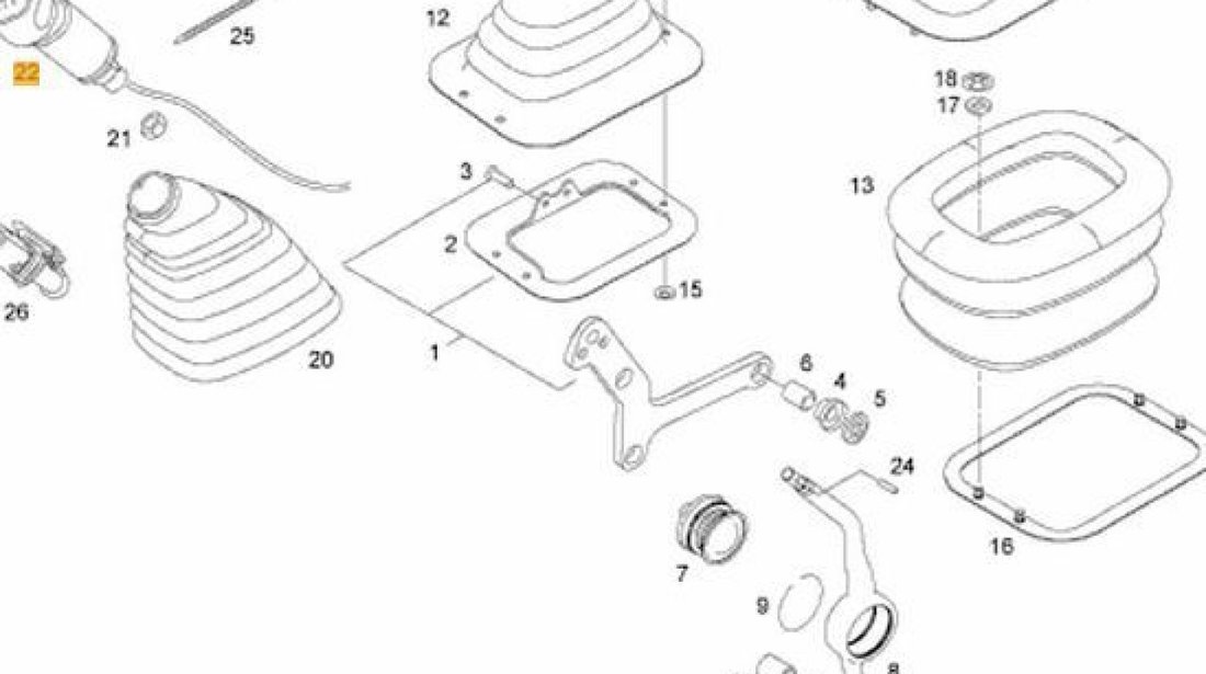 Kit reparatie timonerie schimbator viteze Man TGL AUGER 81326706199