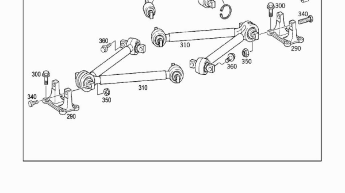 Kit reparatie vipera punte spate Mercedes Actros,Axor (poz.330) S-TR 000 350 44 05