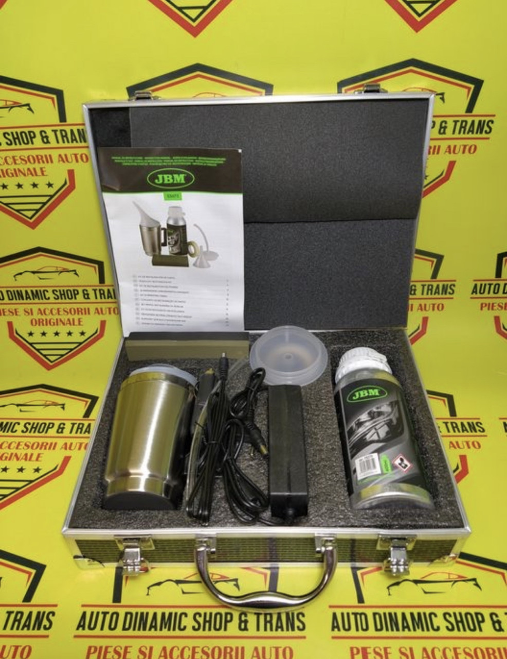 Kit restaurare faruri auto cu polimer lichid 600 ml JBM Nou sigilat