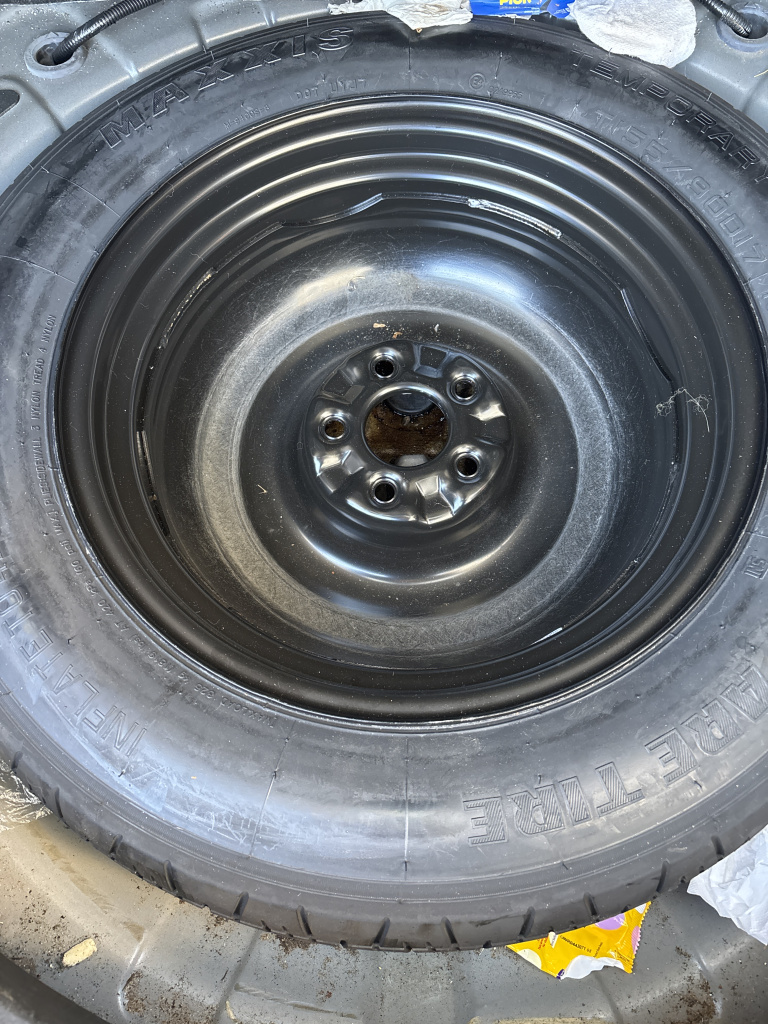 Kit roata de rezerva Nissan X-Trail 1.6 Motorina 2016, 155/90R17