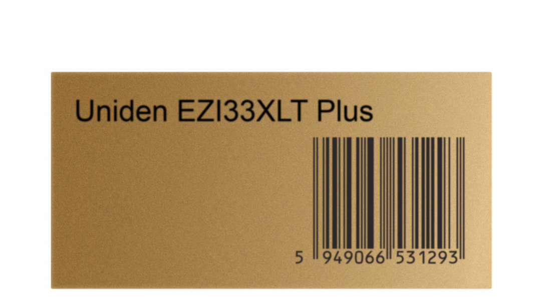 Kit Scaner portabil Uniden EZI33XLT Plus + cadou Sticky Pad Blue PNI-UND33-SPB