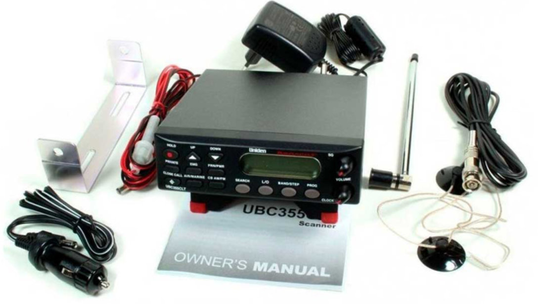Kit scaner radio pentru desktop Uniden UBC355CLT + cadou Sticky Pad Blue PNI-UND355-SPB