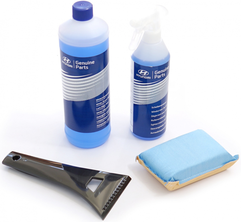 Kit Solutie Dezghetat Parbriz Cu Racleta / Burete Oe Hyundai LP973APE109H