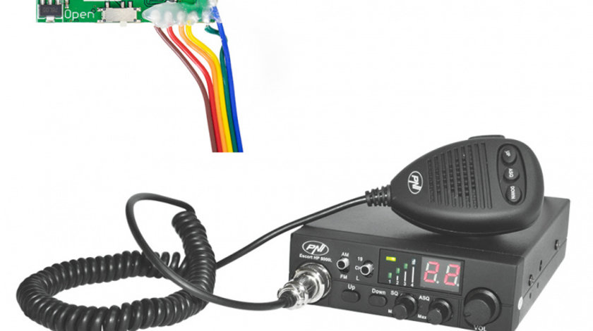 Kit Statie radio CB PNI Escort HP 8000L si Modul de ecou si roger beep PNI ECH01 PNI-HP8000EC