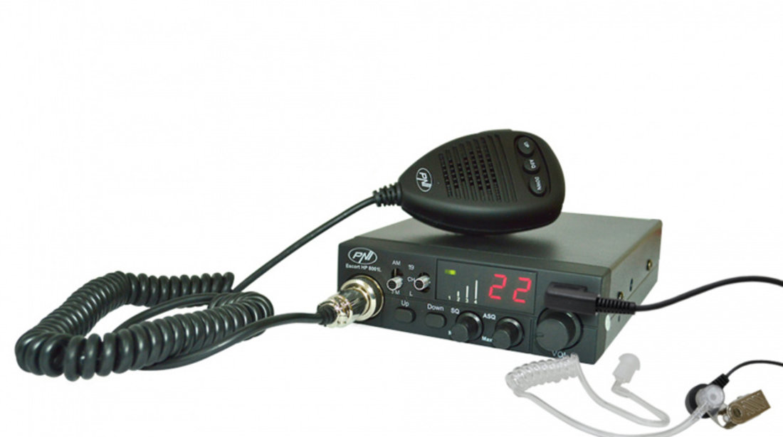 Kit Statie radio CB PNI Escort HP 8001L si Modul de ecou si roger beep PNI ECH01 PNI-HP8001EC