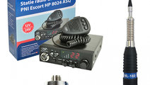 Kit Statie radio CB PNI ESCORT HP 8024 ASQ + Anten...