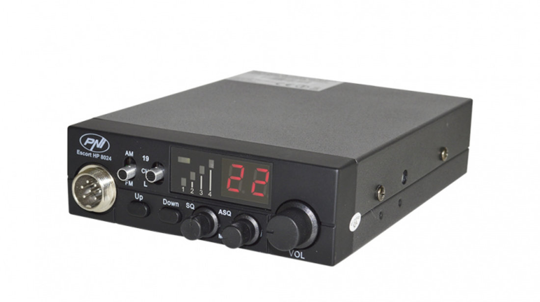 Kit Statie radio CB PNI ESCORT HP 8024 ASQ + Antena CB PNI S75 cu magnet PNI-PACK22