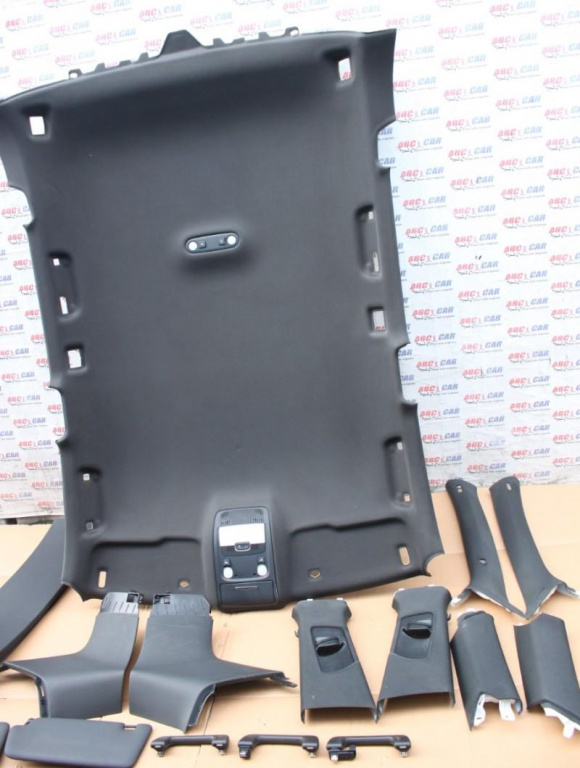 Kit tapiterie plafon si ornamente interior negre Audi A4 2007-2011 8K2, B8