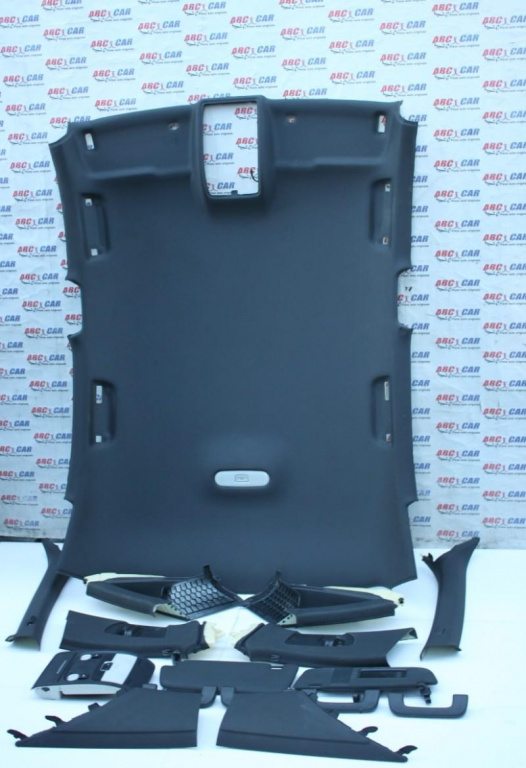 Kit tapiterie plafon si ornamente interior negre Audi A4 2007-2011 8K2, B8
