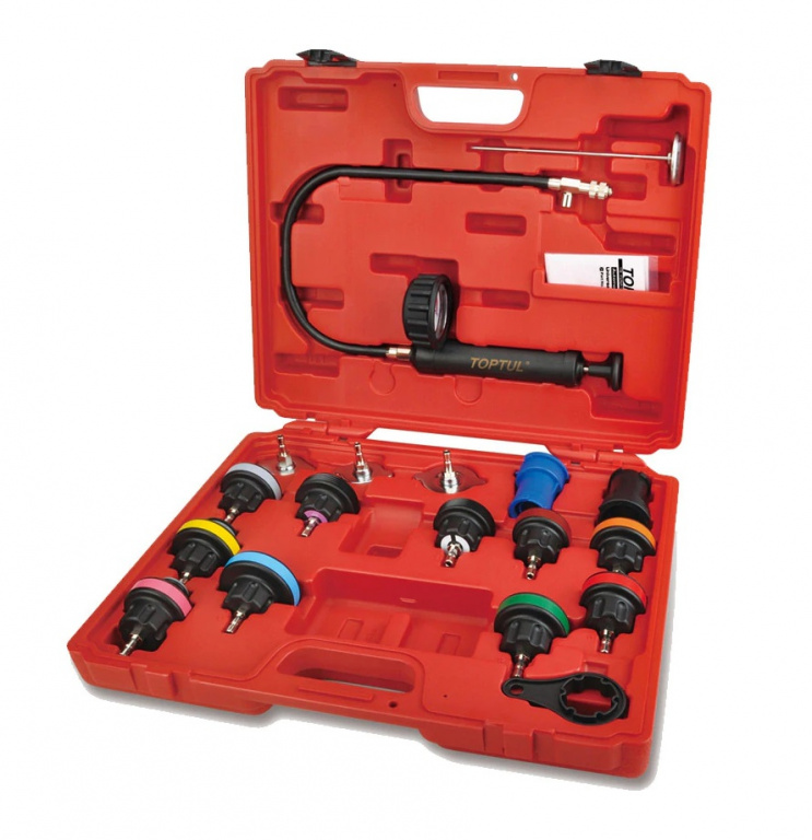 Kit Testare Presiune Sistem Racire Toptul 18 Piese JGAI1802