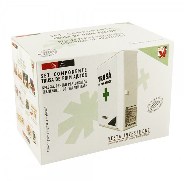 Kit Trusa Medicala Prim Ajutor Pentru Perete TCT-5552