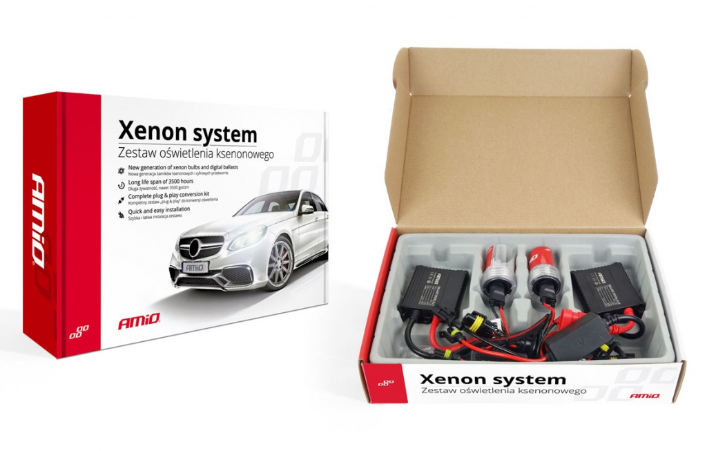Kit Xenon Amio Slim H7 6000K 01946