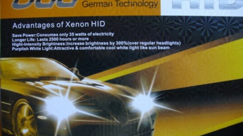 KIT XENON H7 6000K LA SUPER PRET 230 LEI