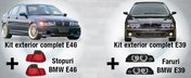 Super oferta pentru posesorii de BMW: cumpara un kit exterior si primesti cadou un set de faruri sau stopuri!