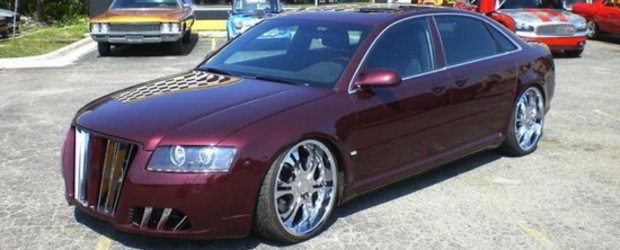 Kitsch tuning-ul de vineri: Si Audi-urile A8 plang cateodata