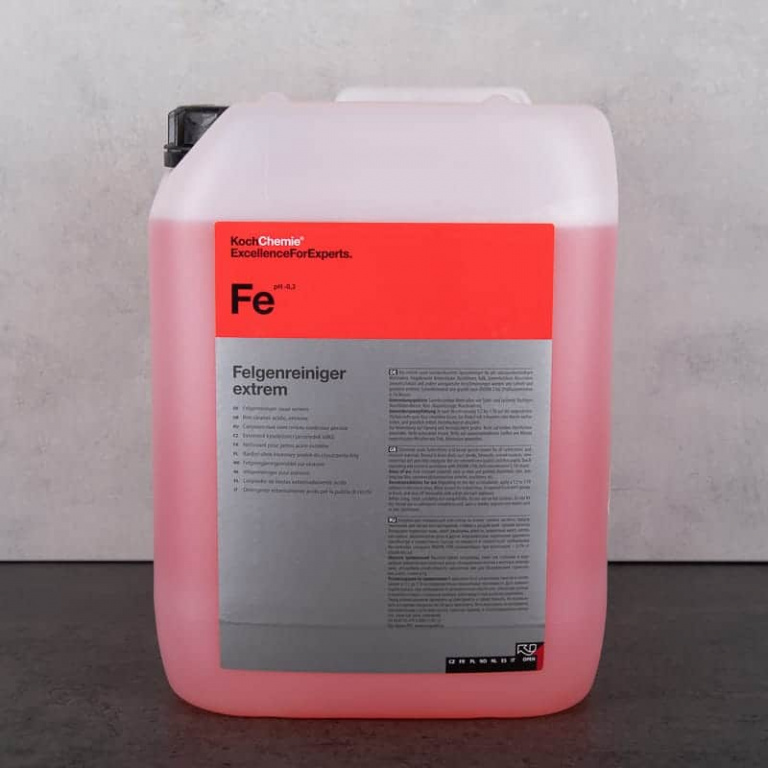 Koch Chemie Fe Felgenreiniger Extrem Soluție Curățare Jante Acidă Concentrată 11KG 187011