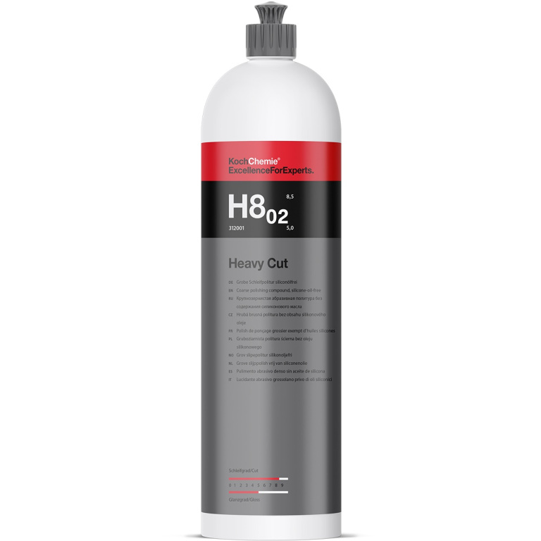 Koch Chemie H8.02 Heavy Cut Pasta Polish Abraziva Fără Silicon Si Uleiuri 1L 312001