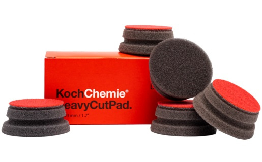 Koch Chemie Heavy Cut Pad, Set 5 Buc Burete Polish Abraziv Roșu, 45x23mm 999611