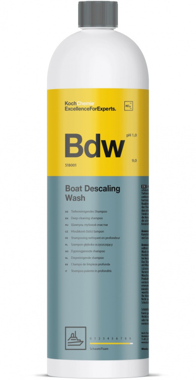 Koch Chemie Marine Bdw Boat Descaling Wash Sampon Acid Pentru Bărci 1L 518001