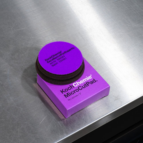 Koch Chemie Micro Cut Pad Purple Foam Finishing 3&quot; Burete Polish Finish 76mm 999583