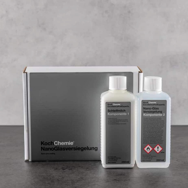 Koch Chemie Ng NanoGlasversiegelung Nano Glass Sealing Set Tratament Hidrofob Sticla 250ML 202001