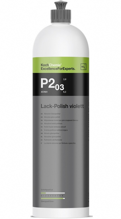 Koch Chemie P2.03 Lack Polish Violett Polish Fin Cu Luciu Si Protectie 1L 457001