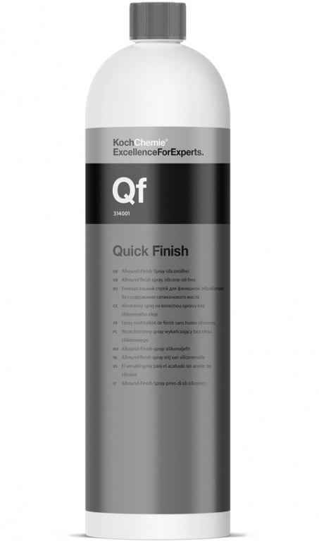 Koch Chemie Qf Quick Finish Allround Finish Solutie Detailing Rapid Universala Cu Efect Hidrofob Fara Silicon 1L 314001