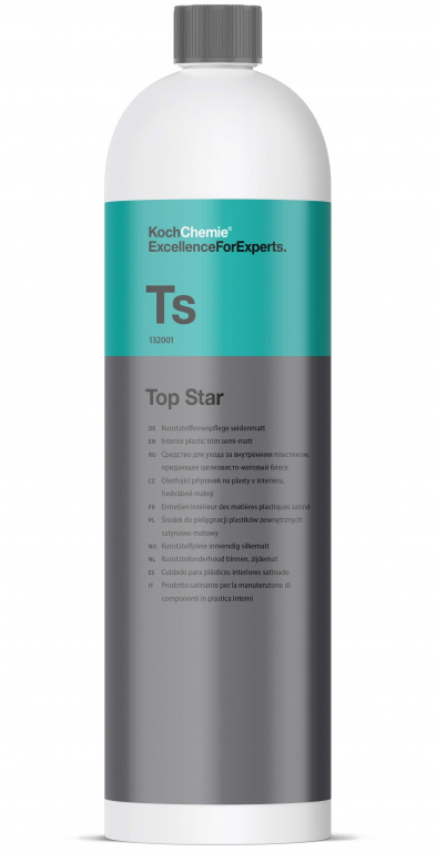 Koch Chemie Ts Top Star Dressing Plastice Si Cauciuc Interioare Semi-Mat 1L 132001