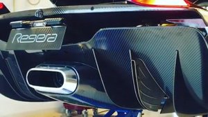 Koenigsegg Regera urca pe stand si accelereaza pana la 350 km/h