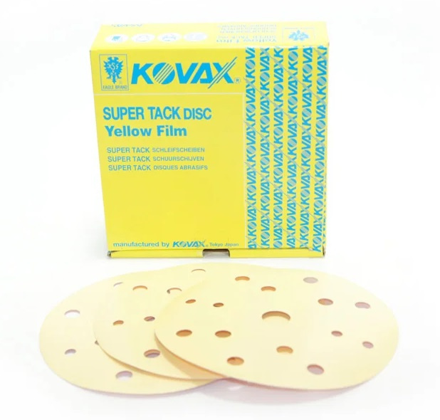 Kovax Super Tack Yellow Film Disc Abraziv P2000 152MM 15 Gauri 5242000