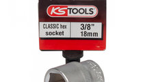 Ks Tools Cheie Tubulara Hexagonală 3/8&quot; 18mm...
