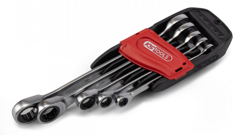 Ks Tools Set Chei Combinate Cu Clichet 5 Piese 8-19mm 503.4255