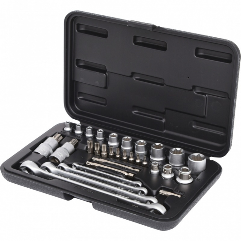 Ks Tools Set Chei Tubulare Torx 1/4", 3/8", 1/2" 31 Piese 911.4302