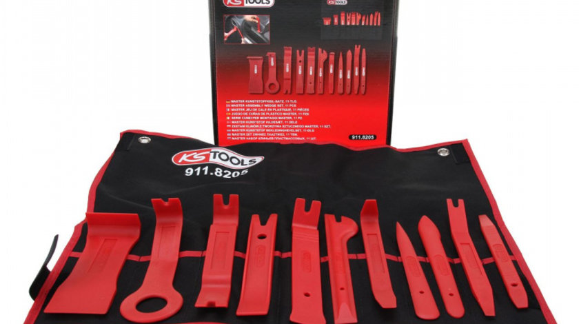 KS Tools Trusa Demontat Tapiteria Set 11 Buc 911.8205