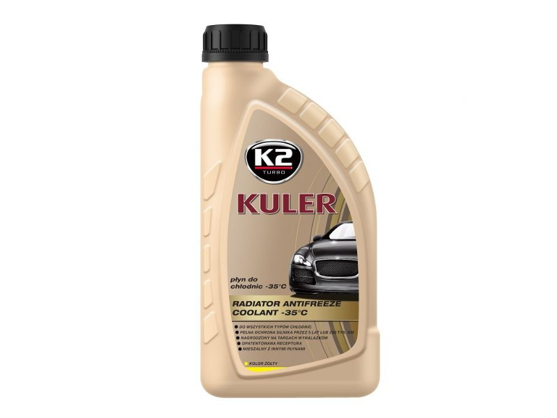 Kuler Long Life Lichid De Răcire Pentru Radiator -35 ° C, Galben, 1l K2-01404