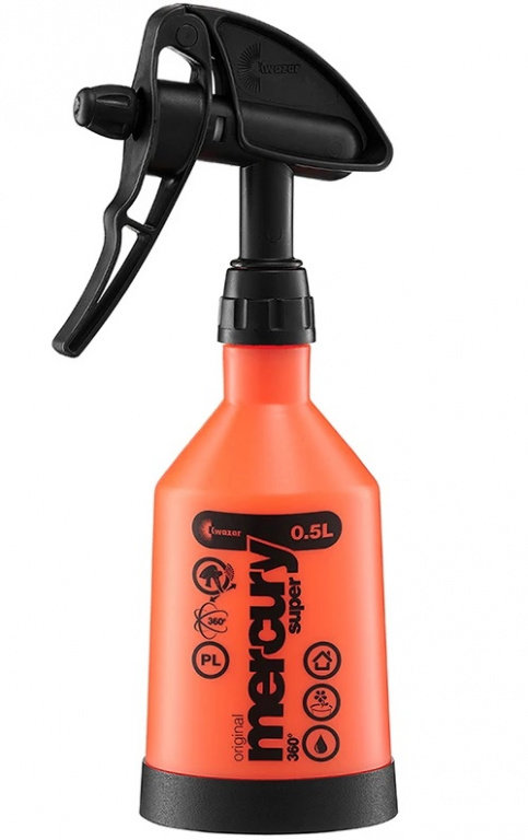 Kwazar Professional Original Mercury Super 360° Recipient Cu Pulverizator 500ML WOM.0084