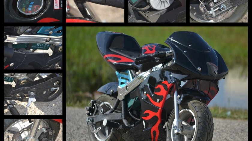 KXD 800W Eco PoketBike Pentru Copii