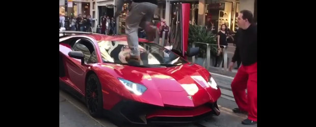 L-a facut K.O dupa ce i-a calcat in picioare Lamborghini-ul de peste 300.000 de euro. Uite aici momentul